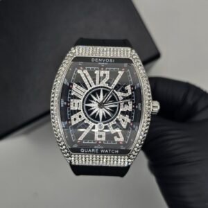Denvosi Most Demanding watch black Strap Black Dial