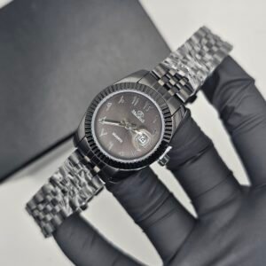 Black Luxury Arabic Dial Watch ( Ladies )
